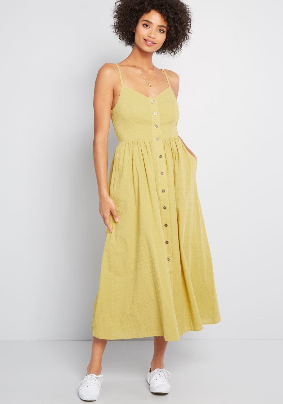 Quite Clearly Charismatic Midi Dress | Modcloth