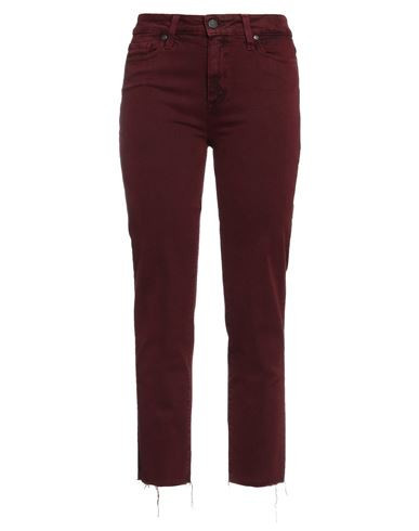 Paige Woman Jeans Burgundy Size 29 Cotton, Elastane | YOOX (US)
