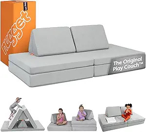Nugget - The Original Play Couch for Kids - Modular Foam Children's Sofa for Playroom, Imaginatio... | Amazon (US)