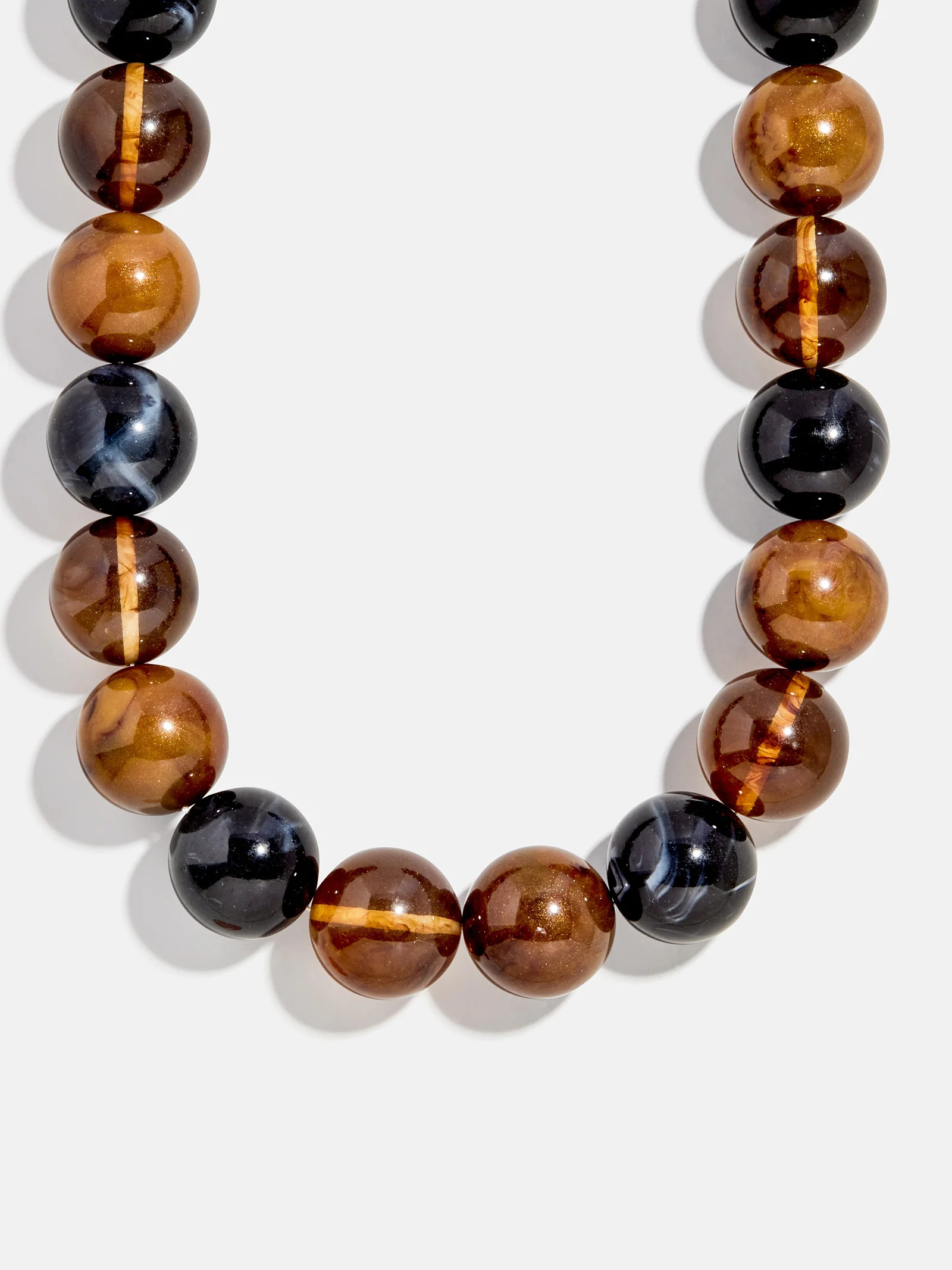 Jane Beaded Necklace - Brown | BaubleBar