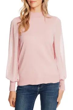Clip Dot Sleeve Sweater | Nordstrom