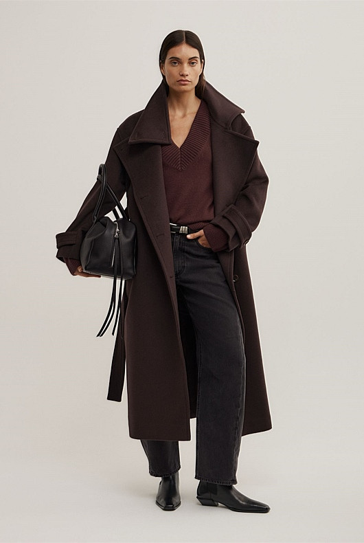 Funnel Neck Coat | Witchery (AU)
