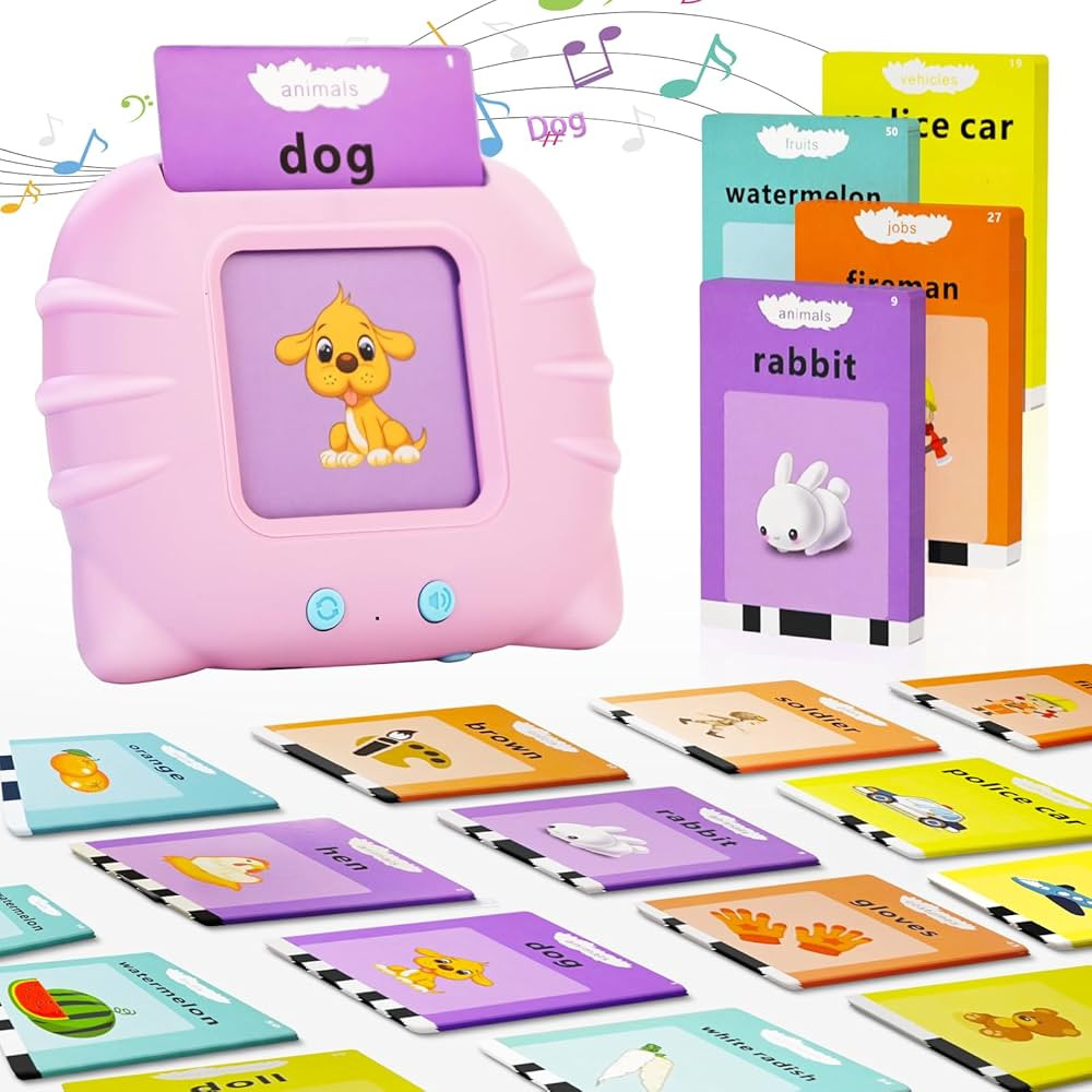 Talking Flash Cards for Toddlers 2-4 Years Speech Therapy Toys, Pocket Speech for Toddlers Learni... | Amazon (US)