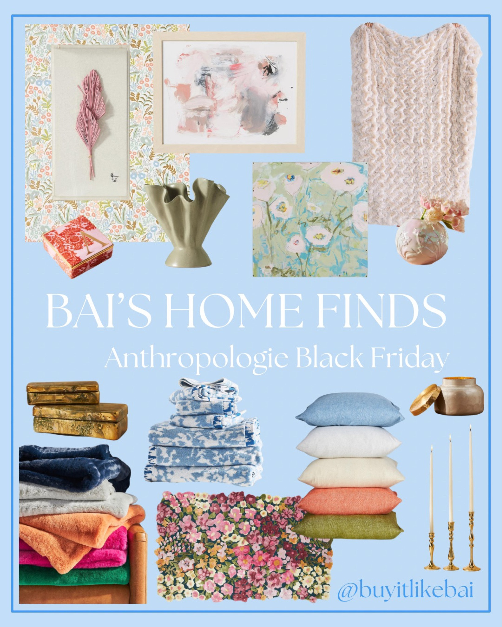Anthropologie black friday deals!!! 30% off select items and extra 40% off sale!! 

#LTKGiftGuide #LTKhome #LTKsalealert