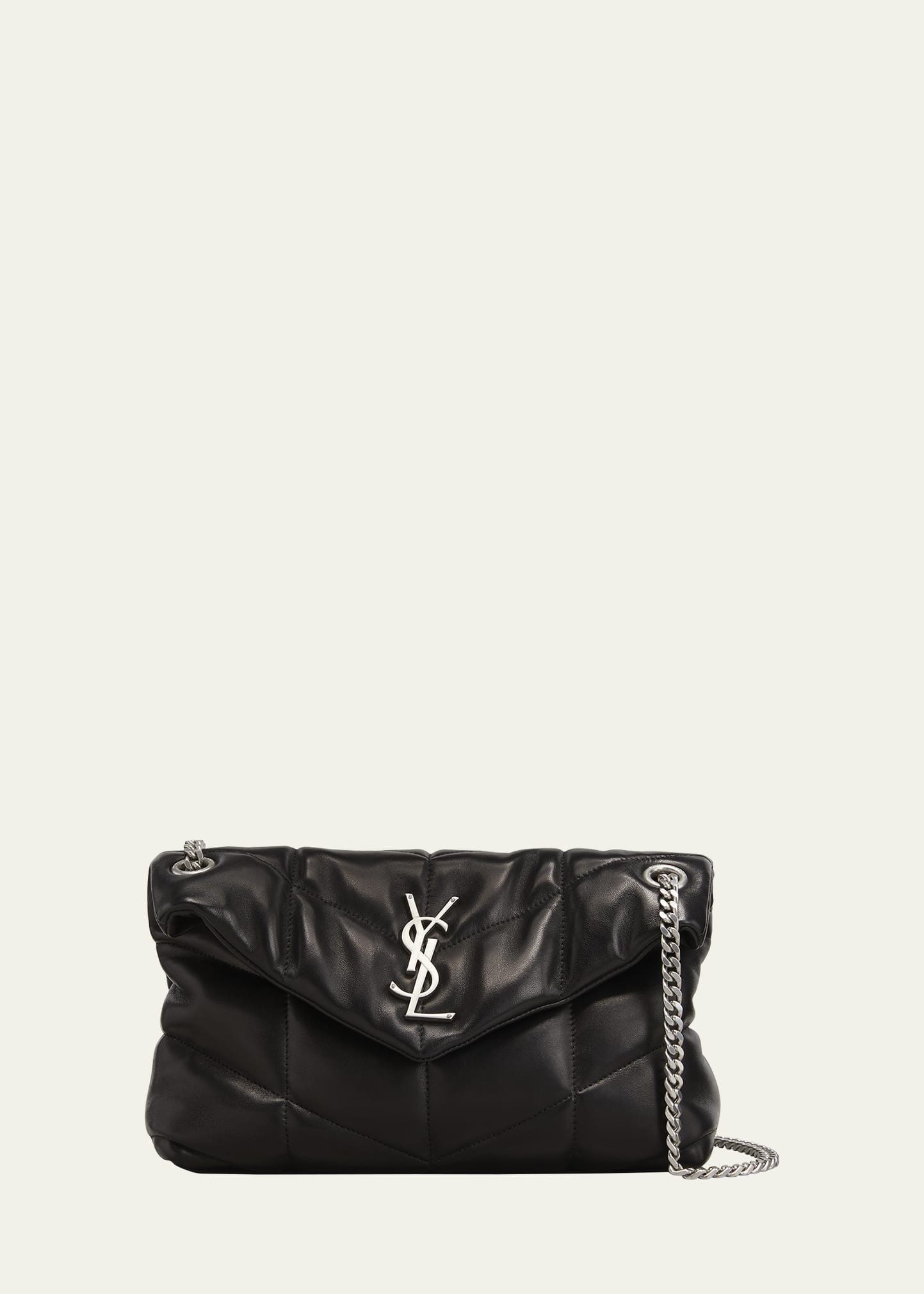 Saint Laurent Lou Puffer Small YSL Shoulder Bag in Quilted Leather | Bergdorf Goodman