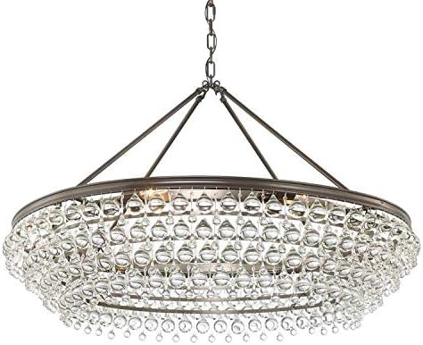Calypso 8 Light Crystal Teardrop Vibrant Bronze Chandelier | Amazon (US)