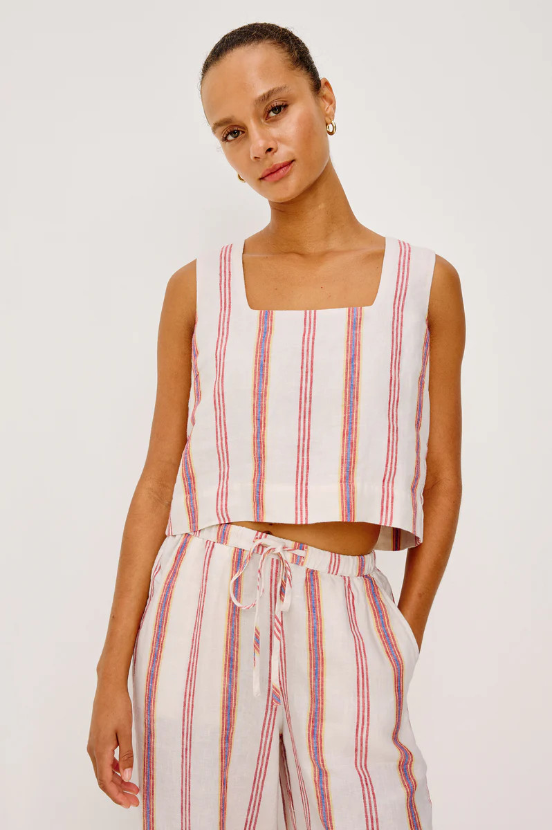 RAILS X GIADZY AKIRA TOP - PRIMAVERA STRIPE | Rails