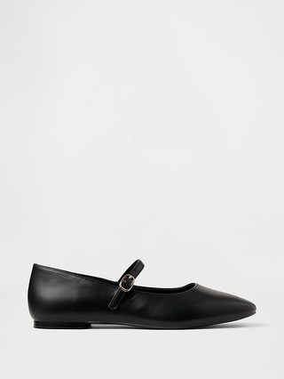 Vegan Leather Mary Jane Flats | Gap (US)
