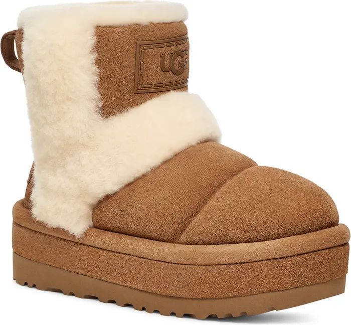 Classic Chillapeak Genuine Shearling Trimmed Boot (Women) | Nordstrom