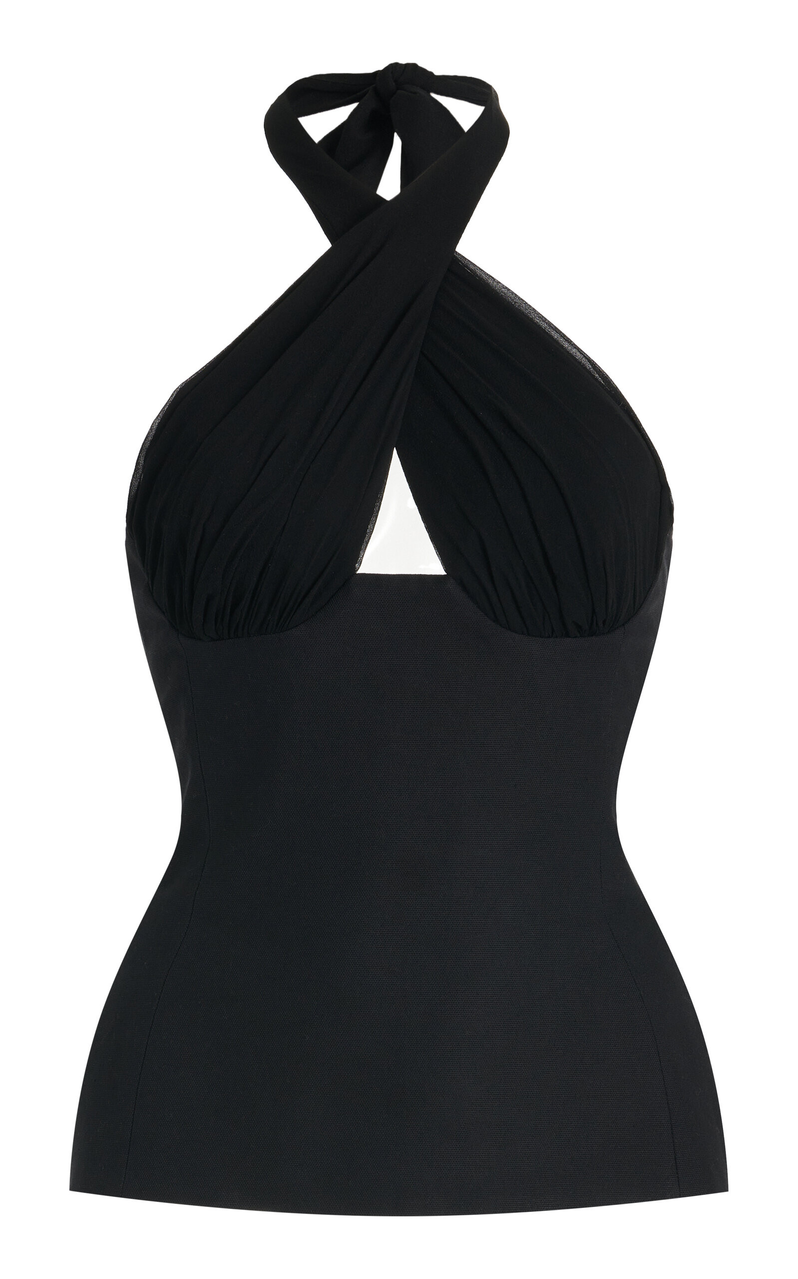 Exclusive Sculpted Silk Halter Top | Moda Operandi (Global)