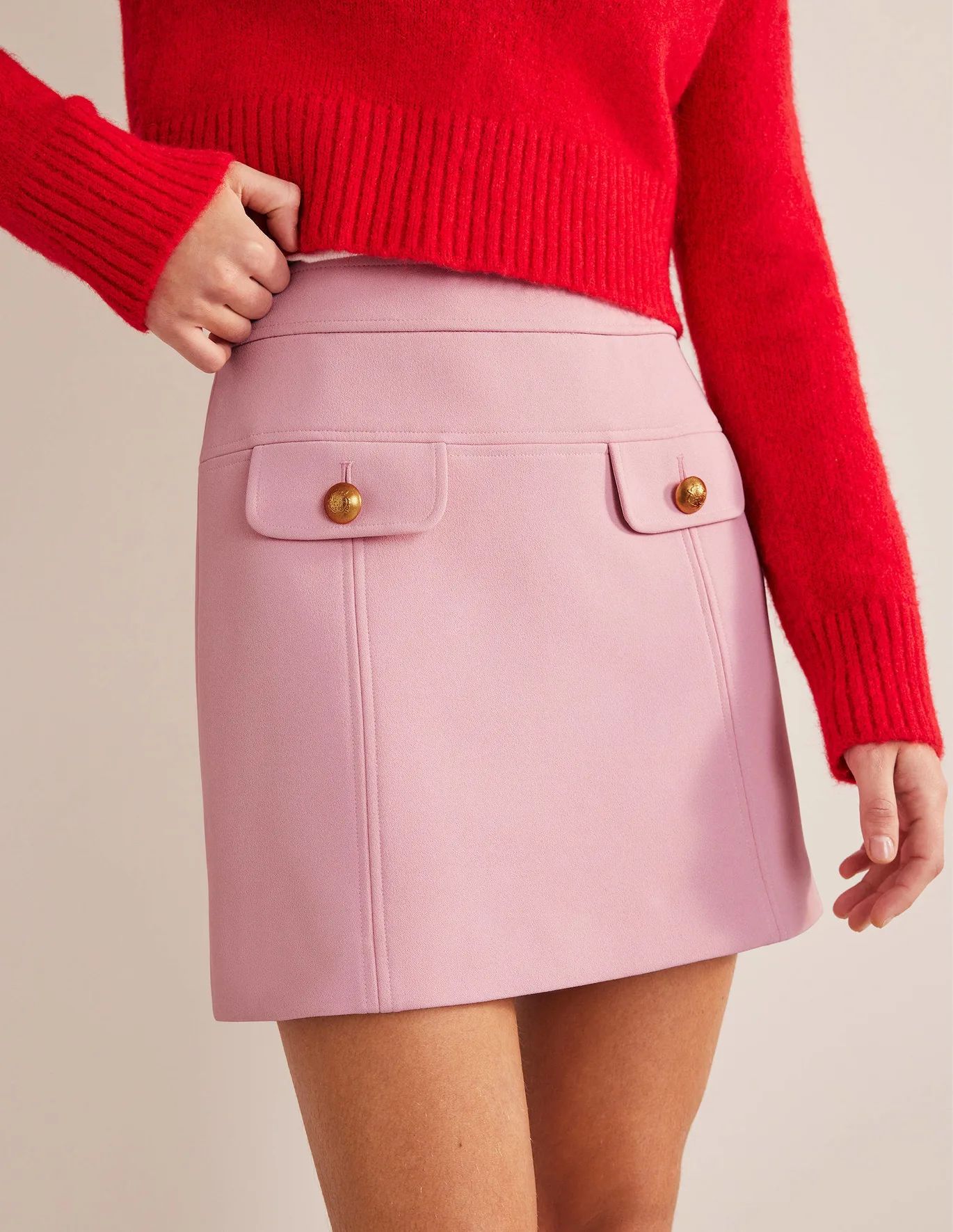 Tailored A-line Mini Skirt | Boden (US)