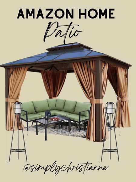 Amazon Finds, Patio furniture, pergola, outdoor furniture 

#LTKHome #LTKStyleTip #LTKSeasonal