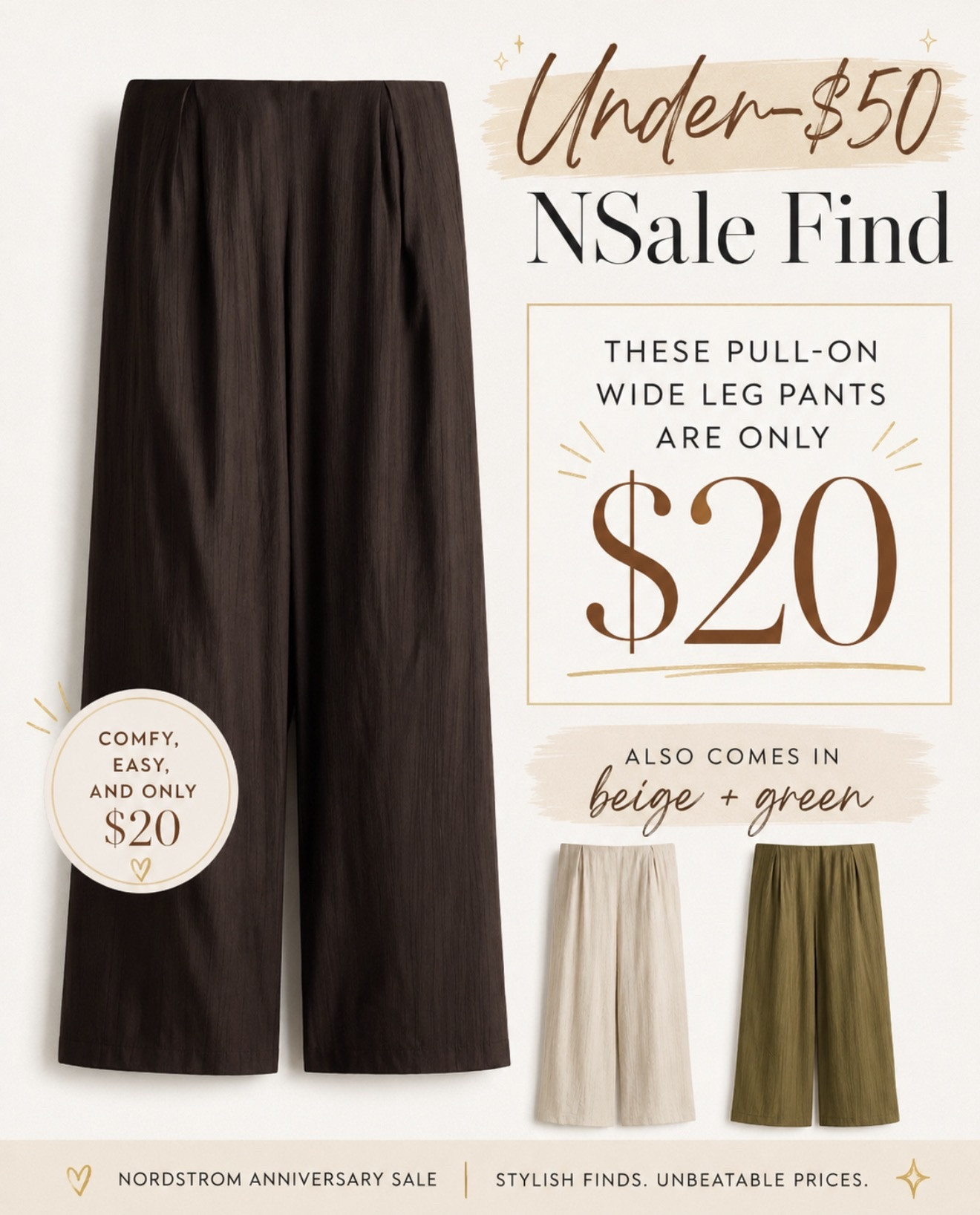 Pull on crinkle pants in perfect fall colors. Great workwear/teacher pants

#LTKSaleAlert #LTKOver40 #LTKSeasonal