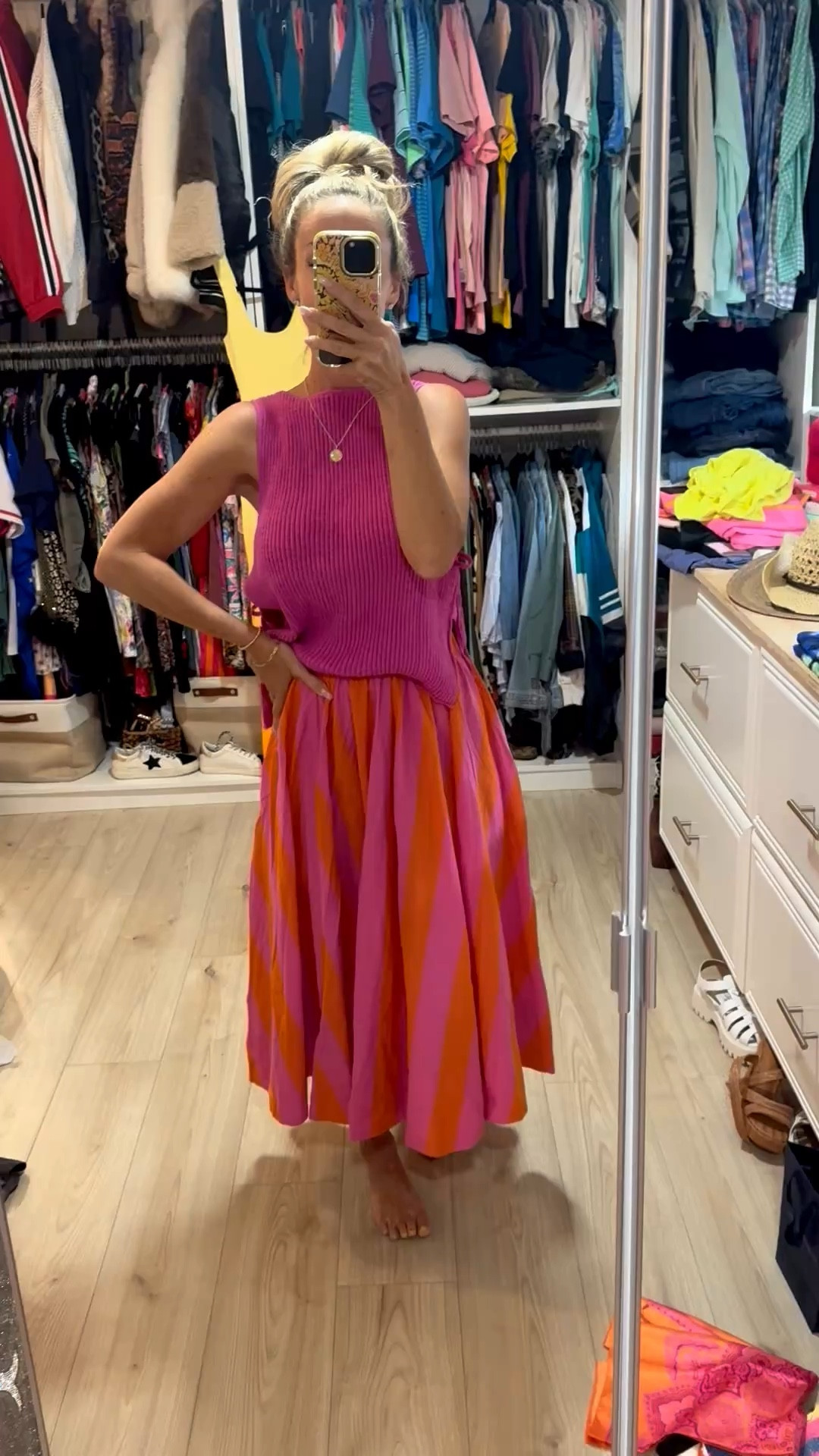 Cutest summer skirt with pockets- this is pictured together online. However, I do not like it paired together.. but I do love both pieces, separately

#LTKMothersDay #LTKSaleAlert #LTKootd