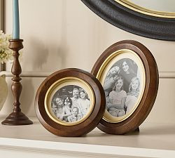 Chris Loves Julia Walnut Frames | Pottery Barn (US)