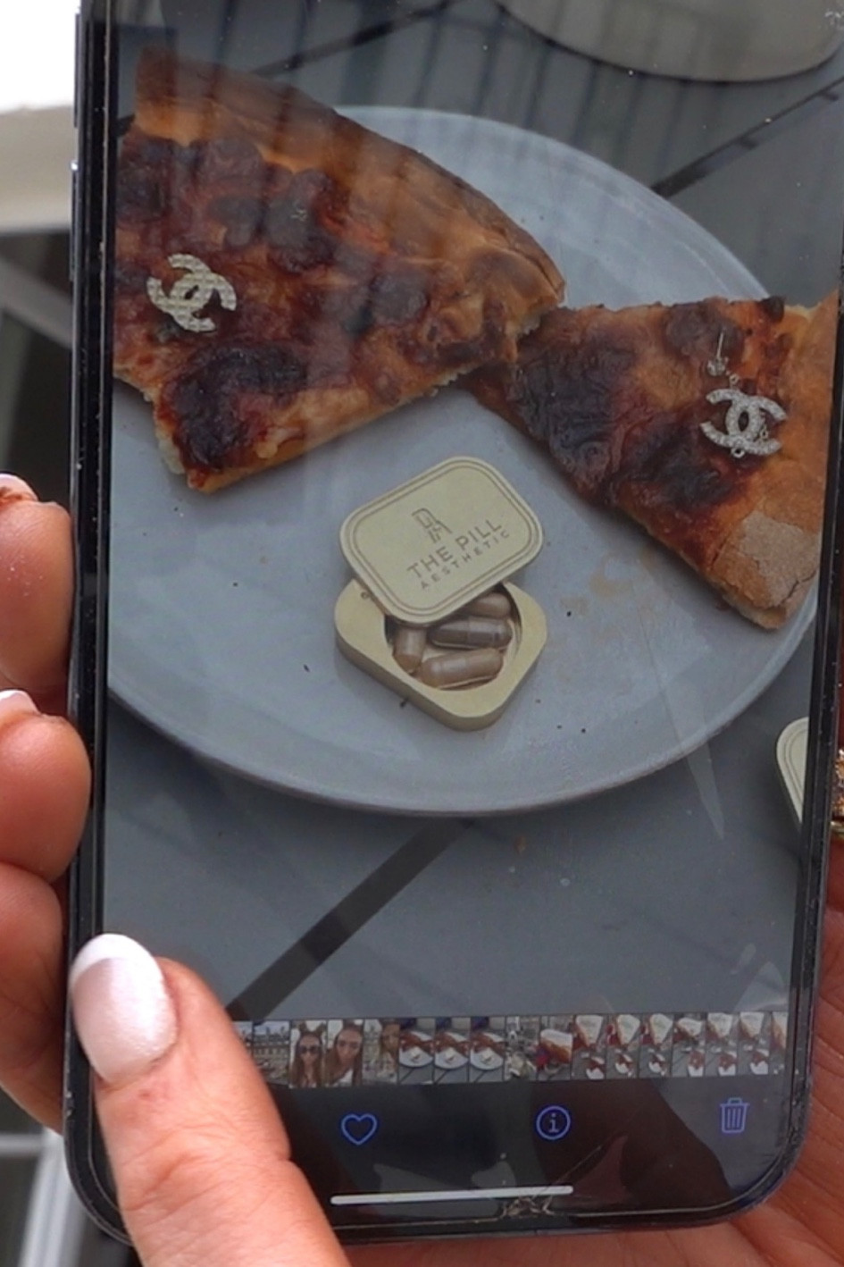 Chanel pizza, anti-bloat hack on the go bloat pill holder, blood sugar manager, lactose aid got health girls, fashion girl’s memorial day weekend sale. The pill aesthetic travel essentials 
Paris, France, breakfast
Code MEGAN10 Arrae.co 

#LTKtravel #LTKeurope #LTKfit