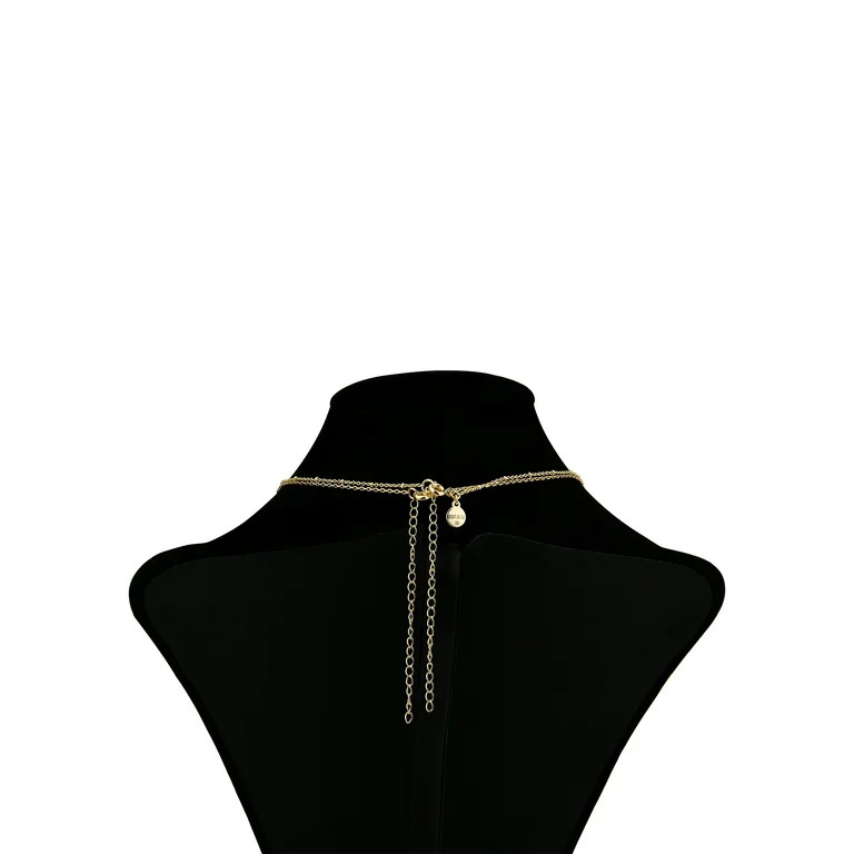 Believe by Brilliance Collares con Forma de Corazón de Circonita Cúbica y Cristal Chapados en O... | Walmart (US)