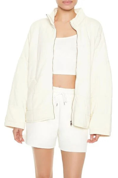 Quilted Zip-Up Jacket | Forever 21