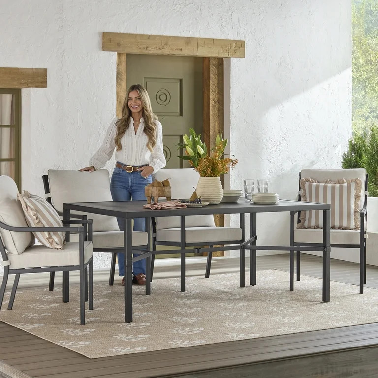 My Texas House Isla Outdoor Area Rug 5'3 x 7' | Walmart (US)