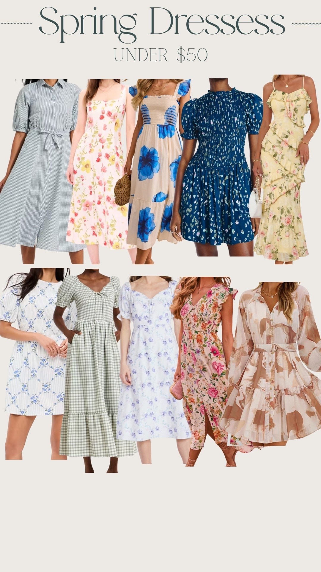 Spring dresses under $50