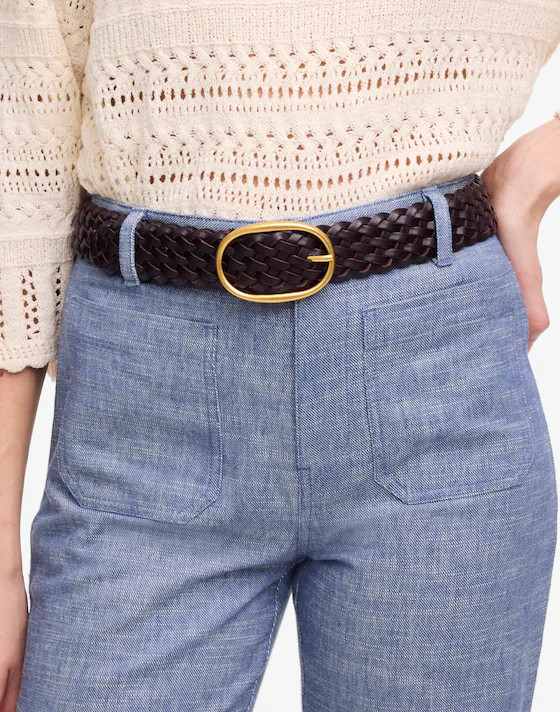 Oval-Buckle Belt | Madewell | Madewell
