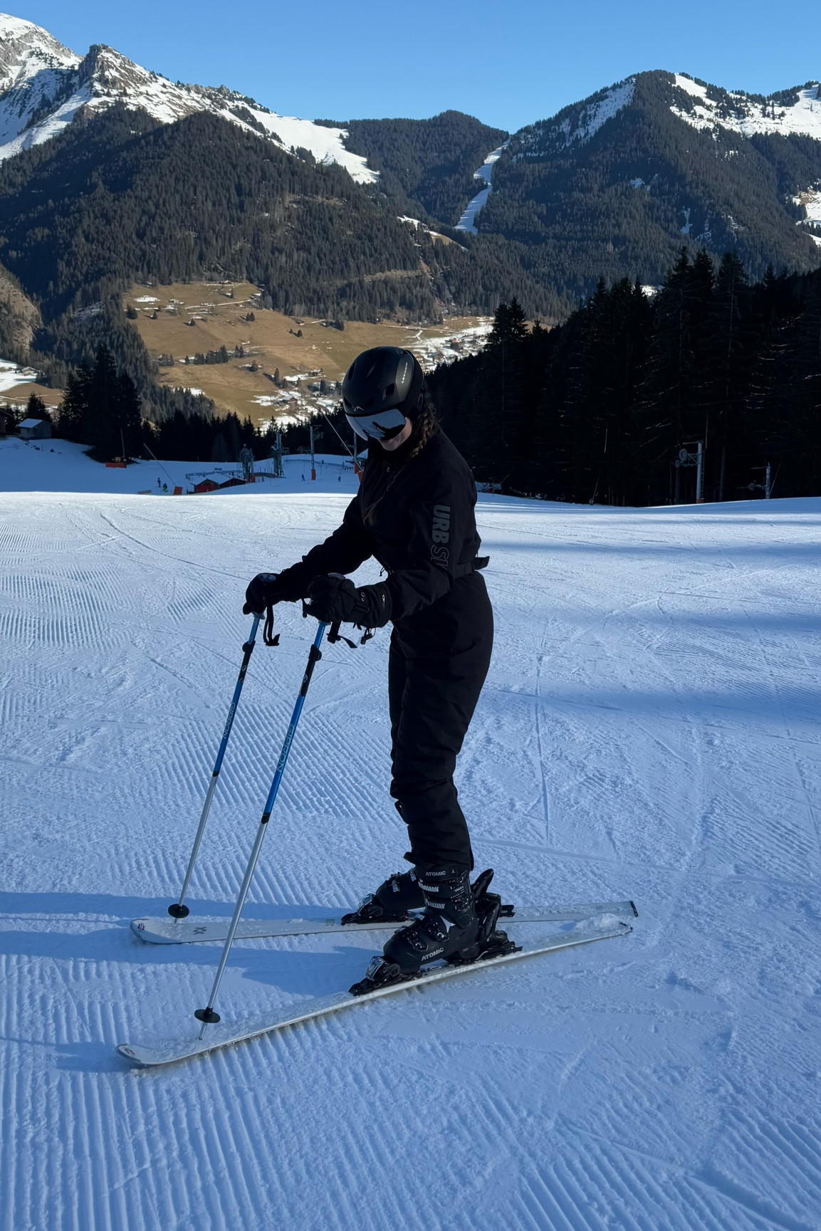 Ski suit asos black jumpsuit skiwear 

#LTKtravel #LTKwinter #LTKuk