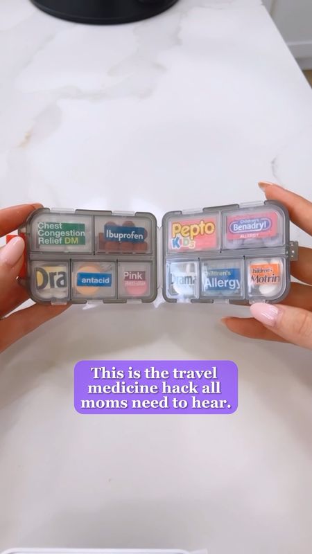 When traveling, we must be ready for any scenario. That's why I got this travel box that makes it so much easier to carry all the medicines my family needs. It’s way easier and more organized than going with all of those containers.  I hope this is helpful for y'all 🧡

#LTKfamily #LTKGiftGuide #LTKkids