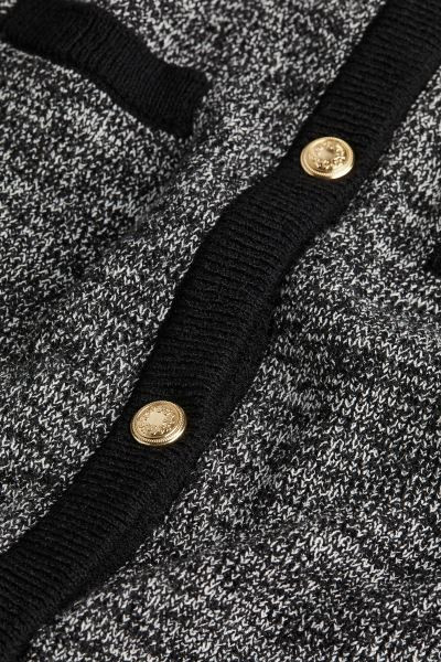 Cardigan - Black melange - Ladies | H&M US | H&M (US + CA)