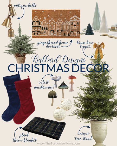 Ballard Designs make lovely, high-quality decor. Here ate my favorite Christmas decorations. I’m using their gold bow tree-topper this year.

#LTKhome #LTKSeasonal #LTKHoliday