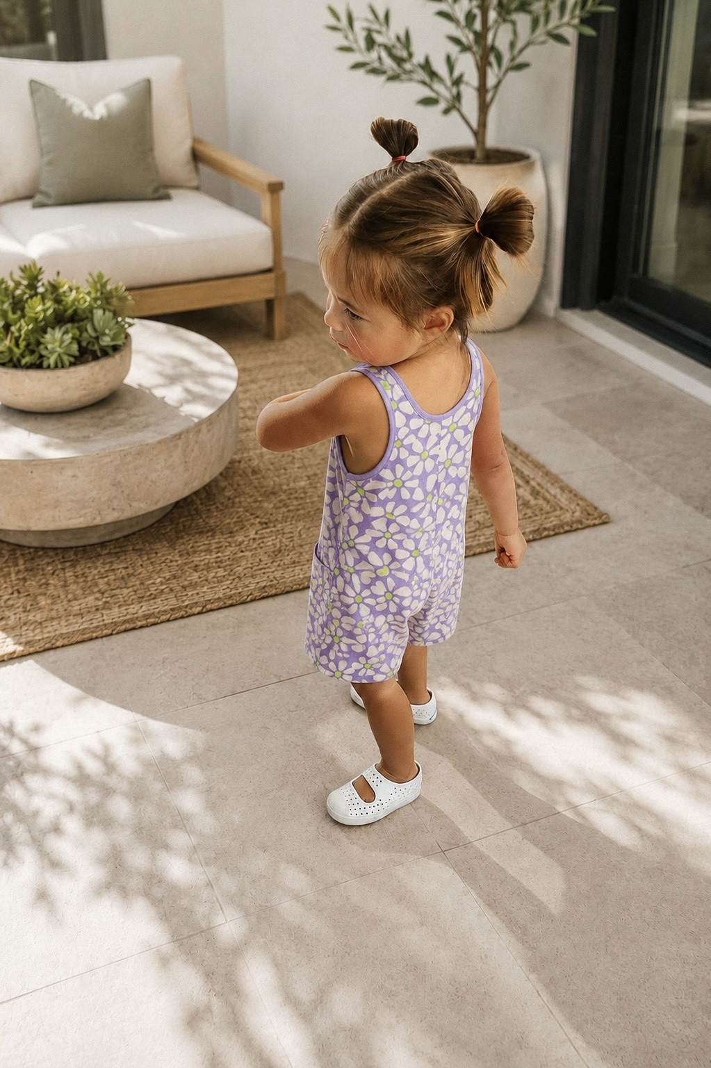 Toddler girl outfit
Summer outfit
Romper
Hanna Andersson sale 
Water shoes

#LTKootd #LTKmomlife #LTKKids