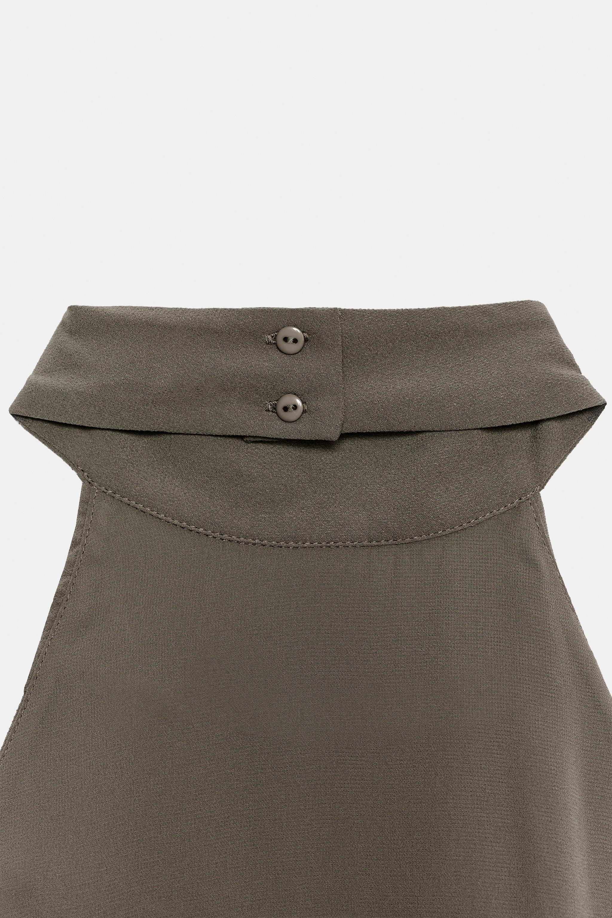 GEORGETTE HALTER TOP | Zara UK
