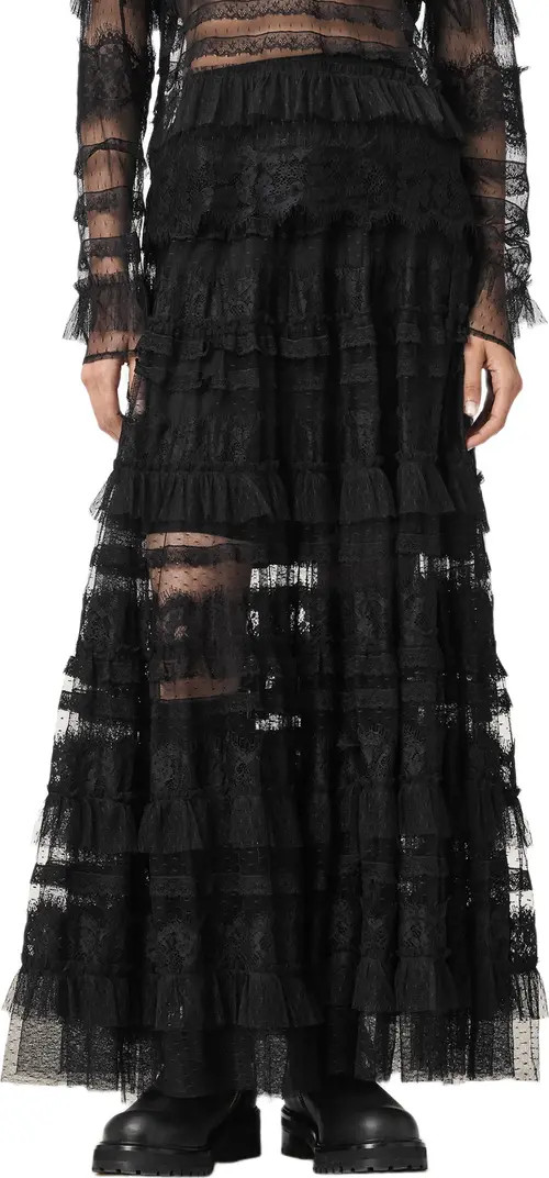 Arlea Lace & Tulle Skirt | Nordstrom
