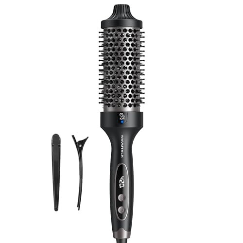 Wavytalk Thermal Brush Blowout Boost Grande, 1.77 Inch Heated Round Brush for Long Hair, Tourmaline Ceramic Negative Ion Technology Reduce Hair Damage, Dual Voltage Black | Amazon (US)
