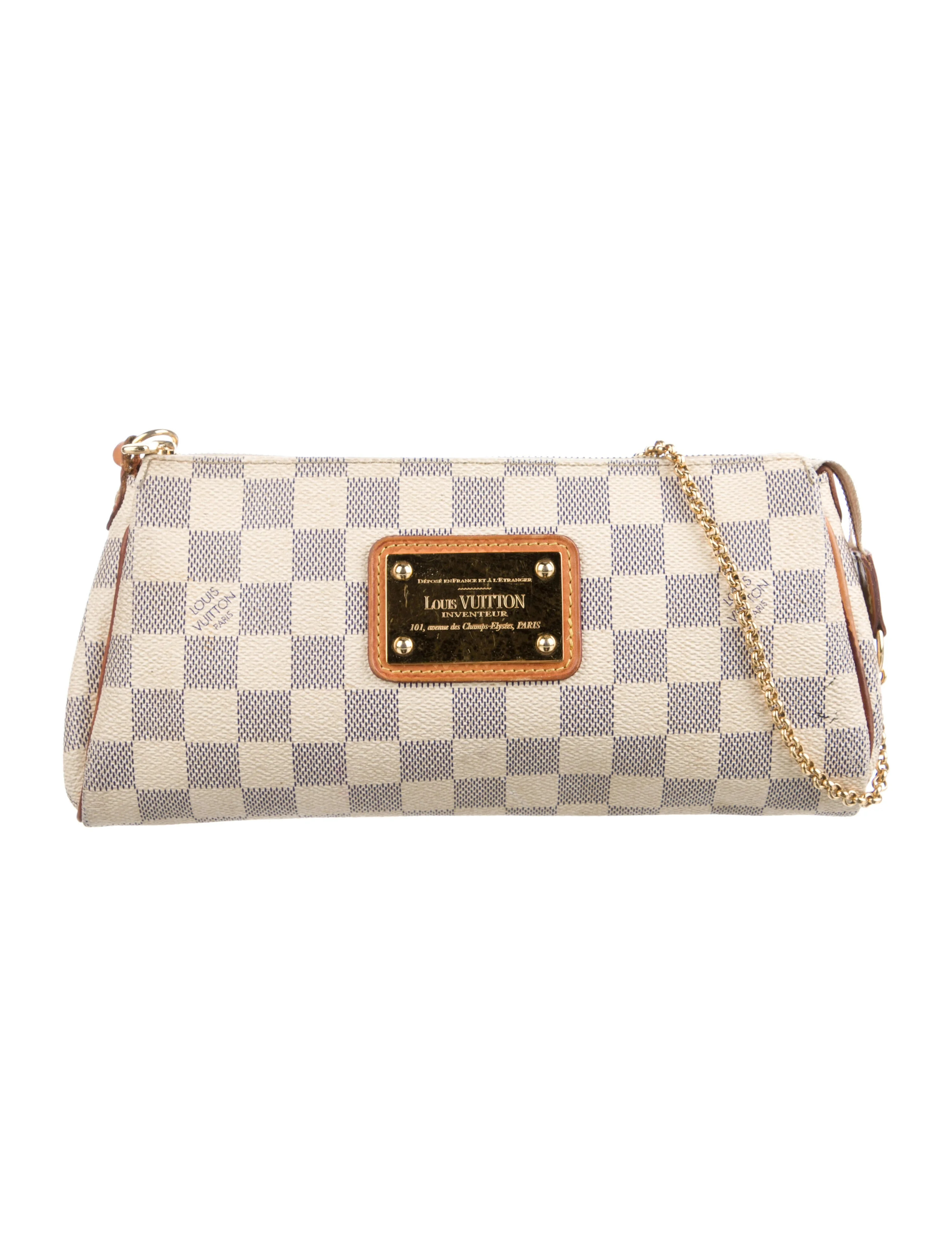 Damier Azur Eva Clutch | The RealReal