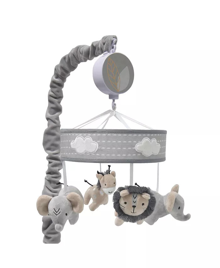 Jungle Safari Gray Elephant/Lion/Giraffe Musical Baby Crib Mobile Toy | Macy's