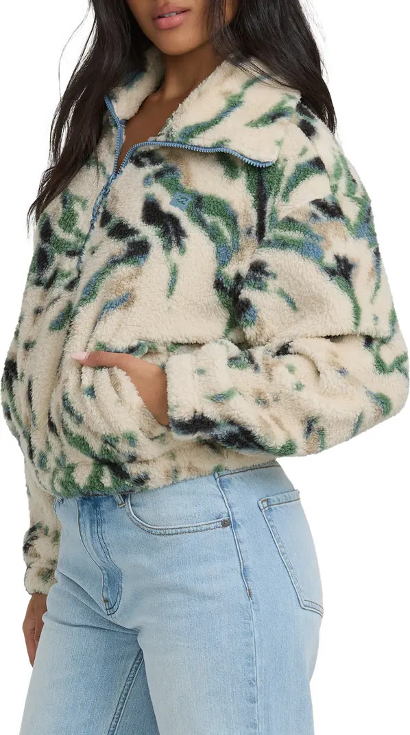 Barra High Pile Fleece Half Zip Pullover | Nordstrom