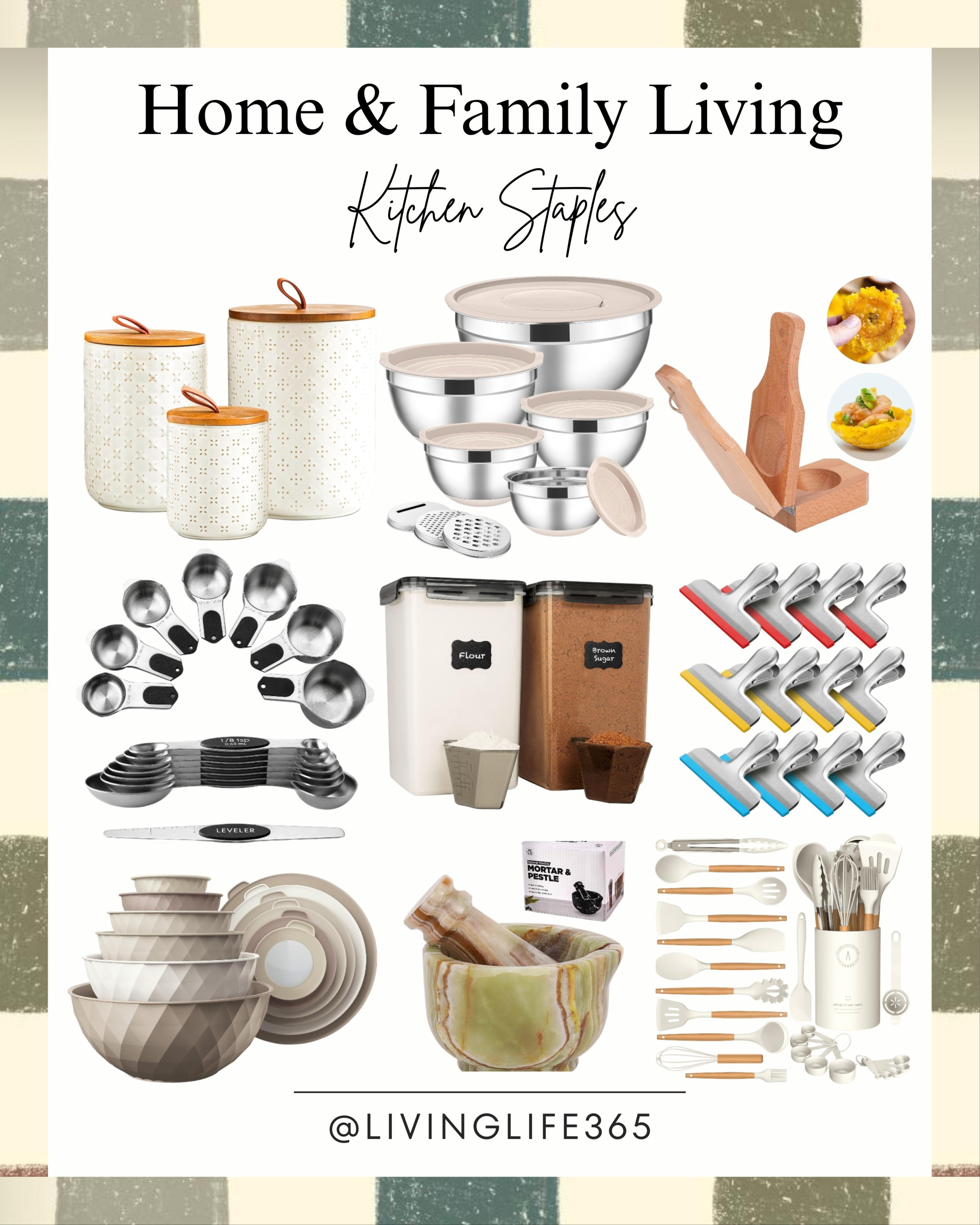 Upgrade your kitchen with these must-have staples! From essential tools to clever organization solutions, I've rounded up the products that make meal prep easier and your space more functional. Get ready to fall in love with your kitchen all over again. Shop the link to get the essentials that every home cook needs! #KitchenEssentials #KitchenStaples #HomeAndFamily #KitchenOrganization #CookingAtHome #KitchenGadgets #ShopMyKitchen #LTKHome

#LTKSeasonal #LTKSaleAlert #LTKHome