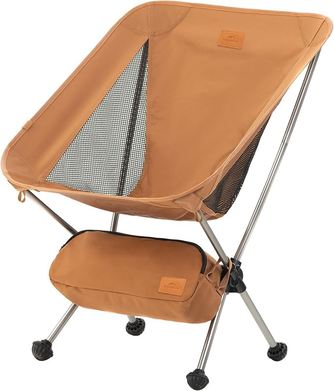 Naturehike YL08 Ultralight Camping Chair, 2.38 LBS Portable Backpacking Chair with Anti-Sinking F... | Amazon (US)