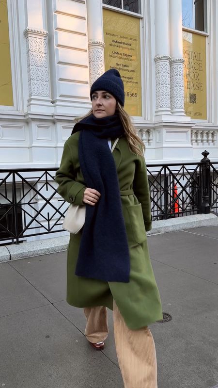 The coziest winter outfit:

Green coat
Cord pants 
Loafers
Beanie and scarf 

Sezane


#LTKSeasonal #LTKVideo