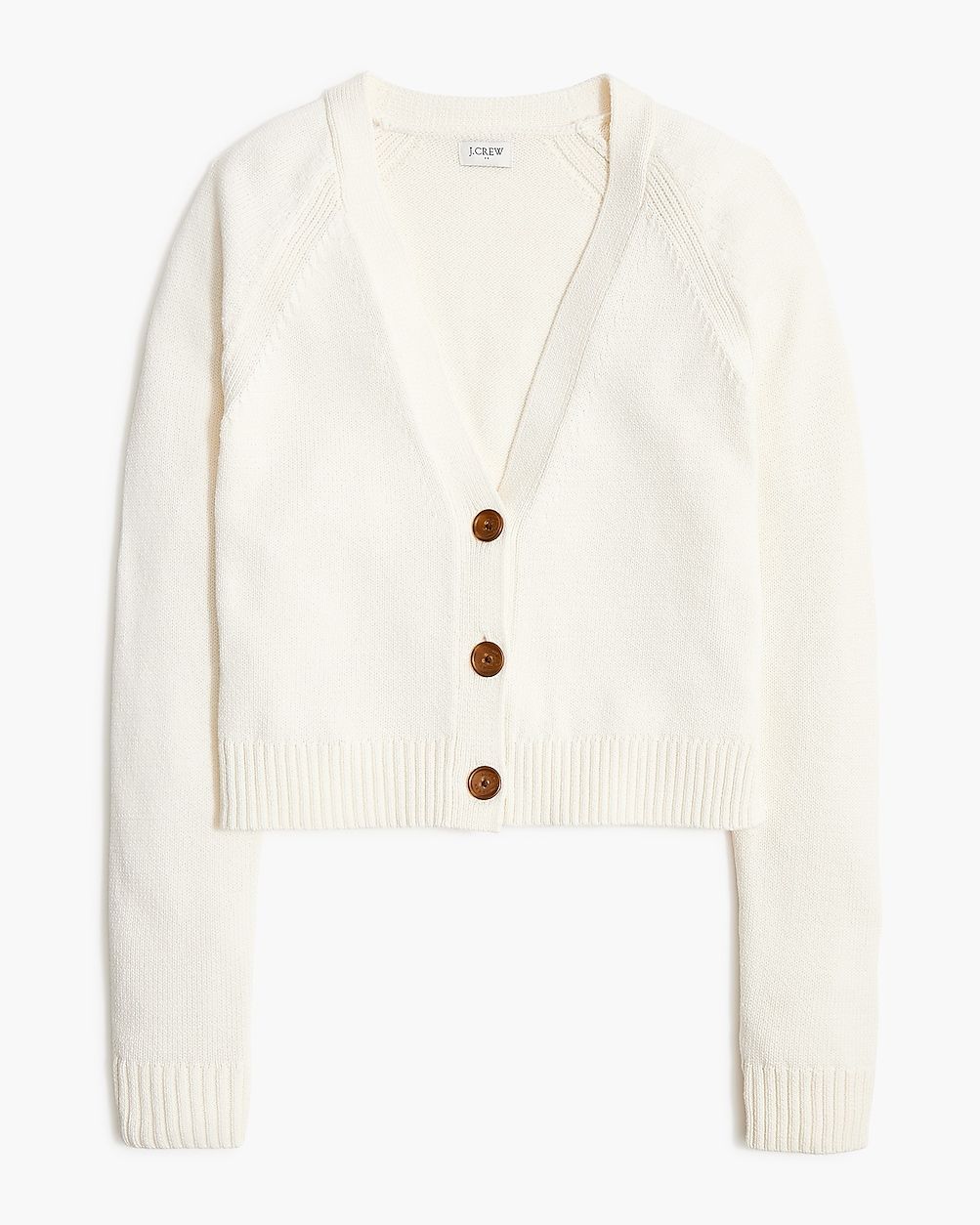 Cotton-blend V-neck cardigan sweater | J.Crew Factory