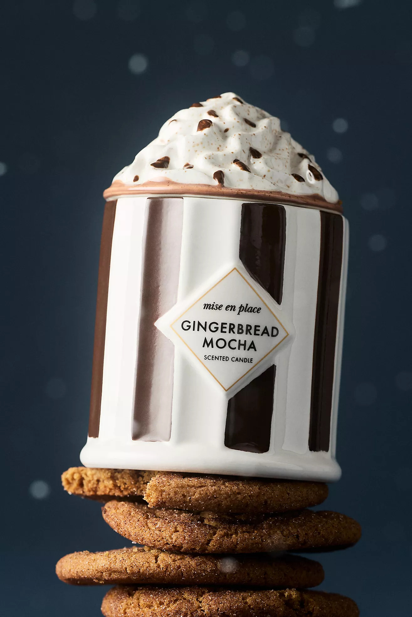 mise en place Gourmand Gingerbread Mocha Ceramic Candle | Anthropologie (UK)