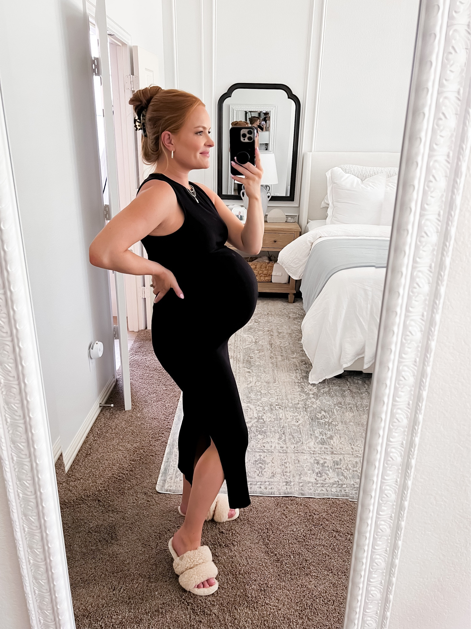 Todays work from home outfit! I have so many black ribbed dresses that I have loved and I have included them shared below!

#LTKfindsunder100 #LTKSeasonal #LTKstyletip