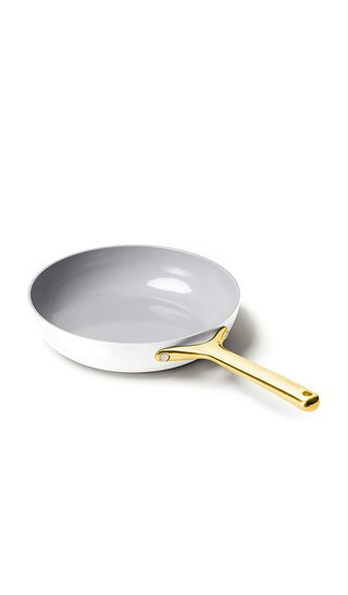 Caraway 10.5 Inch Non-stick Ceramic Fry Pan in White. | Revolve Clothing (Global)