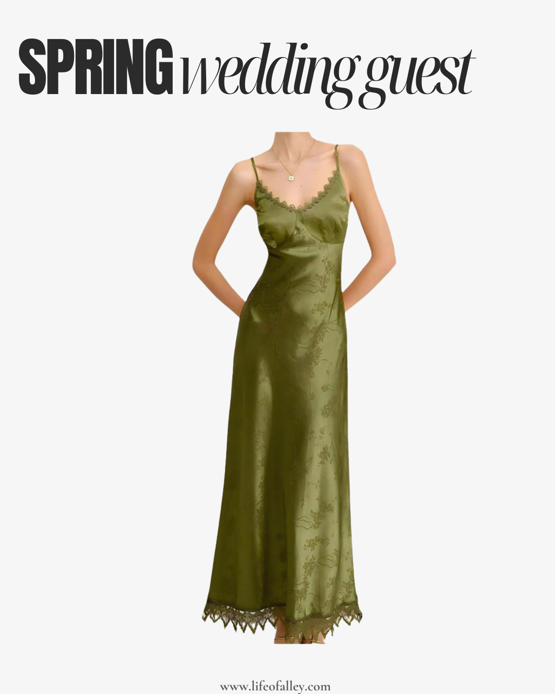 Spring wedding guest dress idea!  

 #LTKootd #LTKSeasonal #LTKOver40