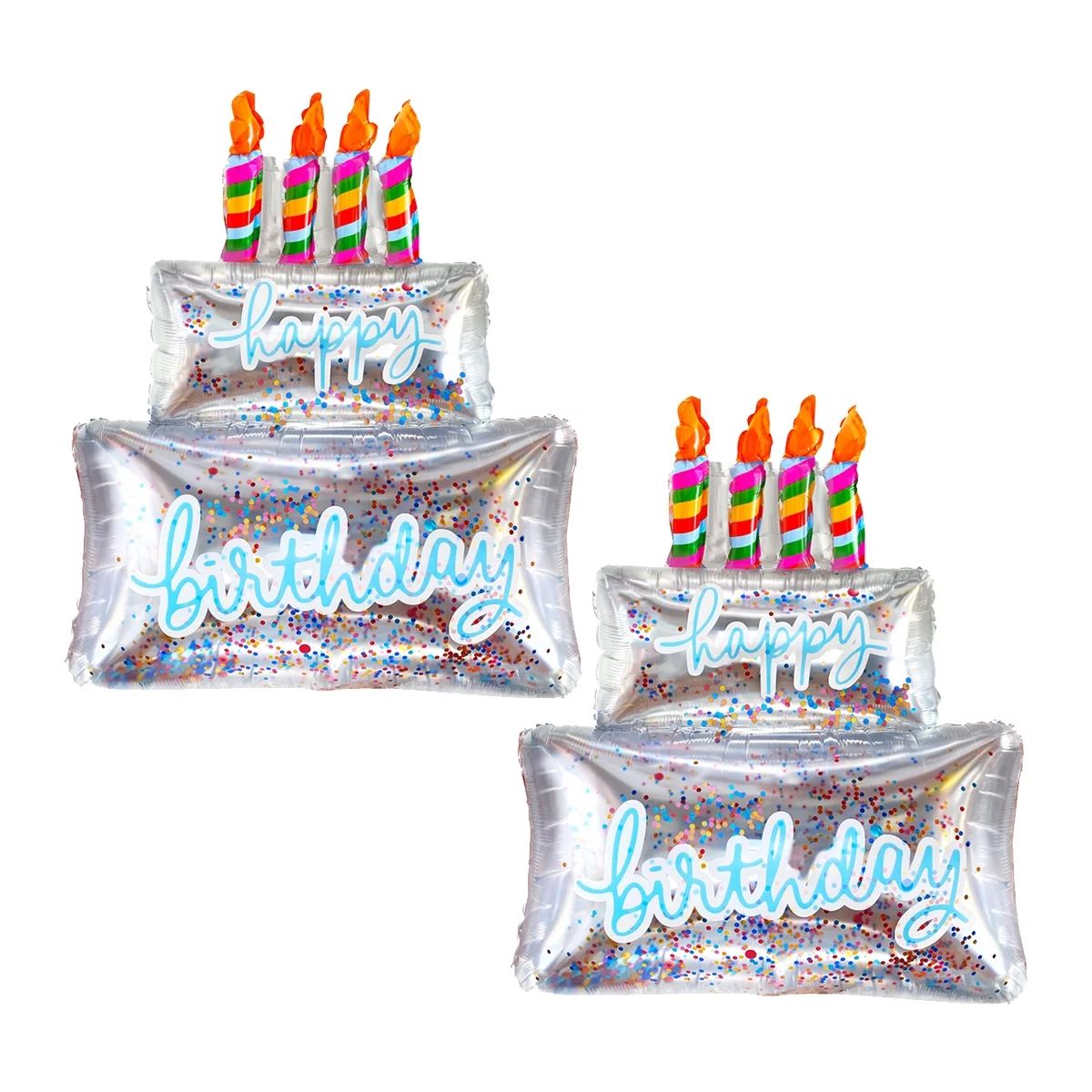 Packed Party "Have your Cake" Happy Birthday Balloon 2 Pack - Walmart.com | Walmart (US)