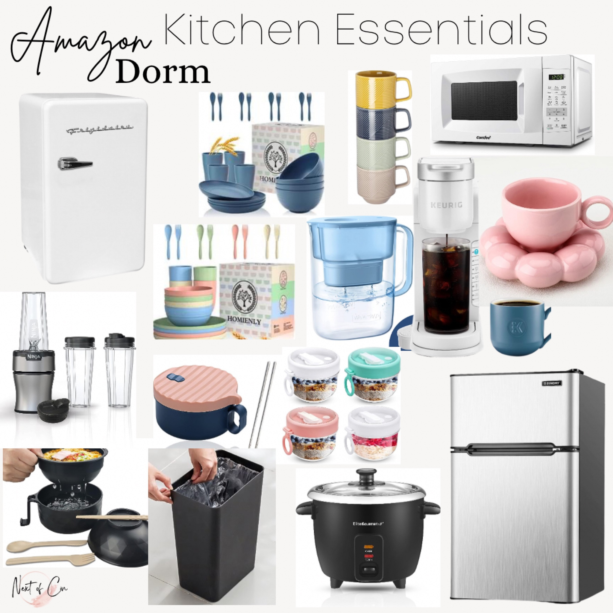 College Freshman Dorm essentials - Amazon kitchen edition. 

#collegedorm #amazondorm #amazonkitchen

#LTKfamily #LTKBacktoSchool #LTKFind