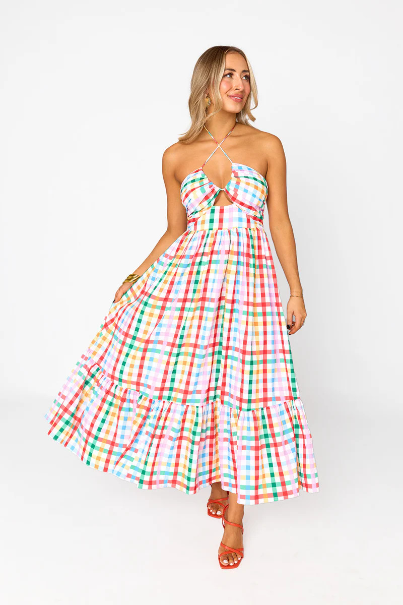 Gerty Halter Midi Dress - Daybreak (PRE-SALE) | BuddyLove