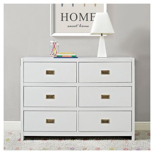 Baby Relax Georgia Campaign Dresser - White