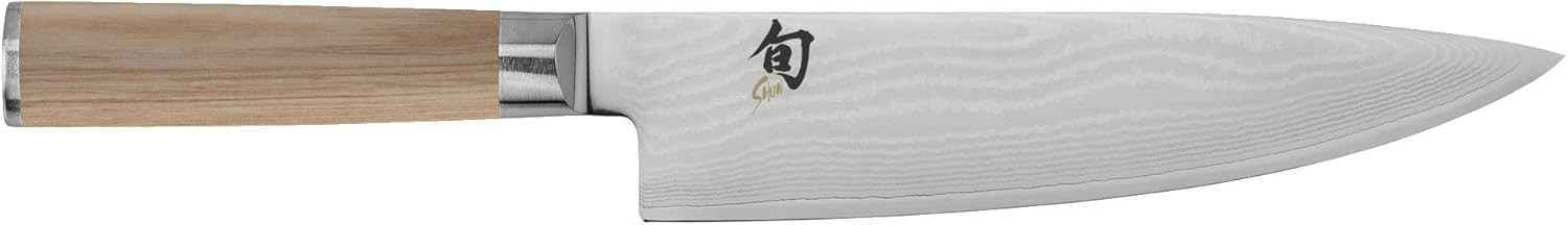 Shun Classic Blonde 8” Chef's Knife, Blonde PakkaWood Handle, Full Tang VG-MAX Blade | Amazon (US)