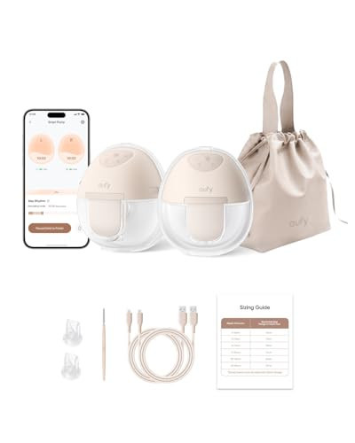 eufy Security Wearable Breast Pump E10, Hands-Free Electric Breast Pump with App Control, Personalized Smart Rhythm, Hospital Grade Suction for More Milk, Portable, Leak-Proof & Ultra-Quiet | Amazon (US)